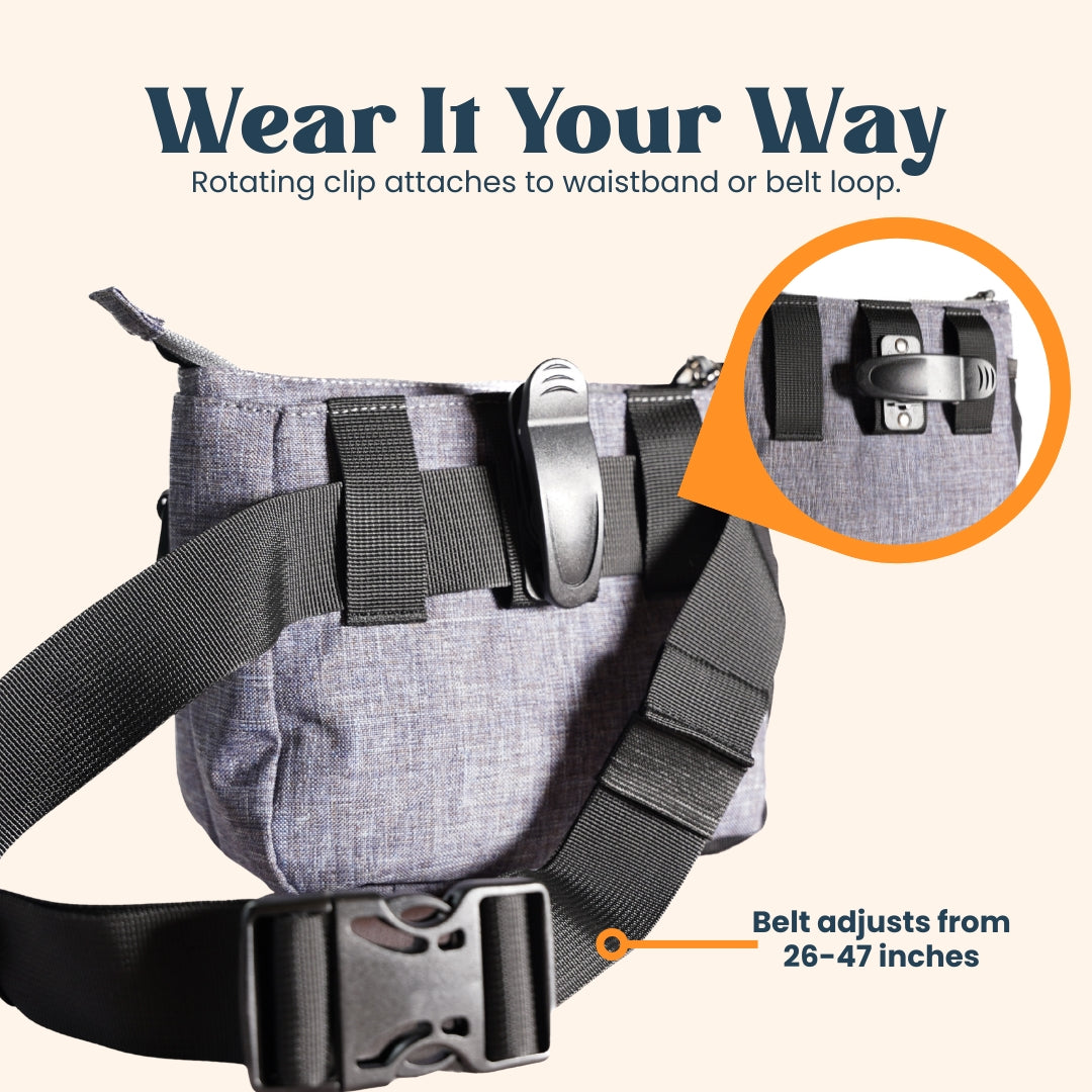 Focus Treat Pouch | Hands-Free Dog Training Treat Bag with Dual Treat Pockets